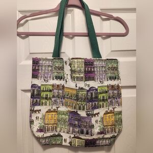 Handmade City Neighborhood  themed Tote Bag